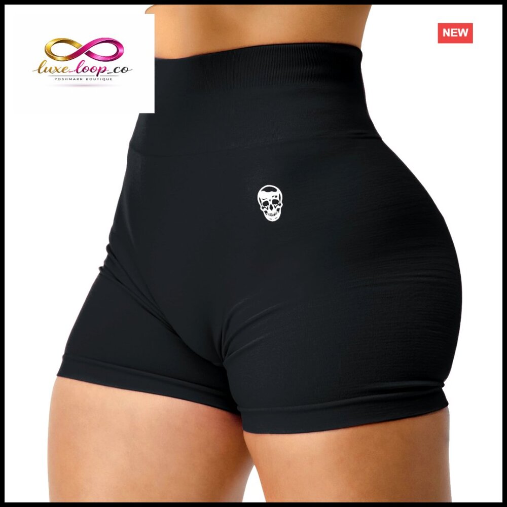 High Waist Seamless Workout Shorts For Women Gym Running Yoga